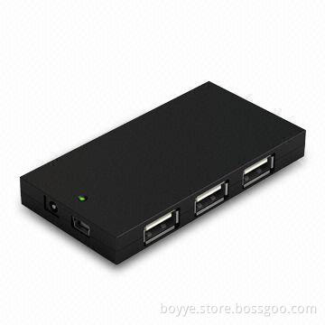7-port Super-slim USB Hub, Measures 83 x 43 x 11mm, without Power Adapter